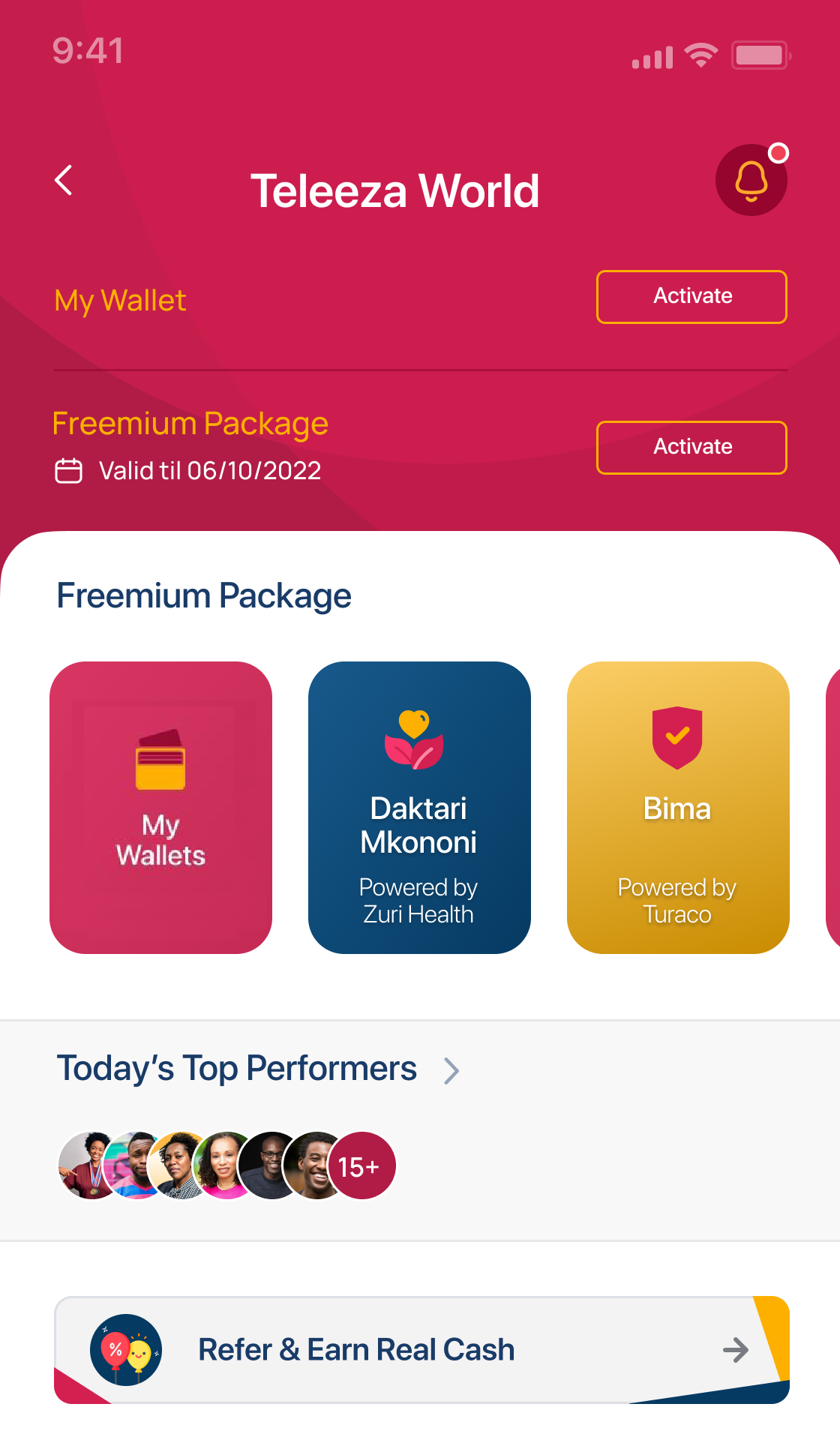 Today's Top Performers